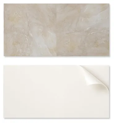 Imagen del producto de Lámina de vinilo autoadhesiva con impresión, de 120x60 cm, con diseño de mármol natural en varios tonos