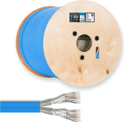 Produktbild von Netzwerkkabel Duplex CAT8 S/FTP AWG22 2000MHz 250m