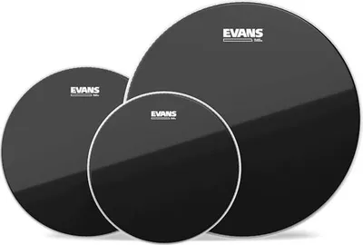Produktbild von Evans ETP-CHR-F Black Chrome Tompack Fusion 10-12-14 mit Damper Pads