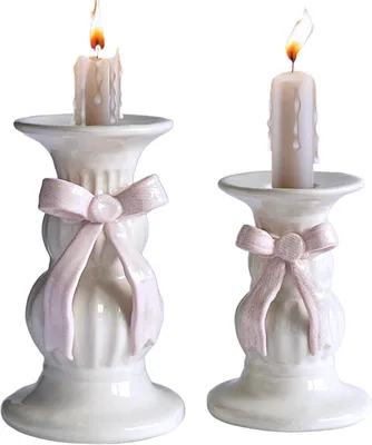 Immagine prodotto di 2 portacandele, moderni, per decorazione, ideali per feste