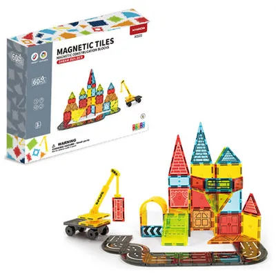 Obrázok produktu pre Magnetická stavebnica Dream Builder 60ks sada - Magnetic Tiles