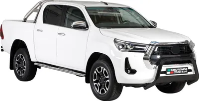 Immagine prodotto di Barra di protezione paraurti anteriore per Toyota Hilux 2021-2025 ø63mm acciaio nero