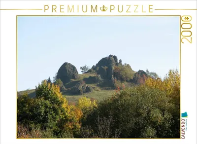 Produktbild von CALVENDO Puzzle Die Helfensteine am Dörnberg 2000 Teile Puzzle quer | 2000 Teile Lege-Größe 90x67cm Foto-Puzzle für glückliche Stunden