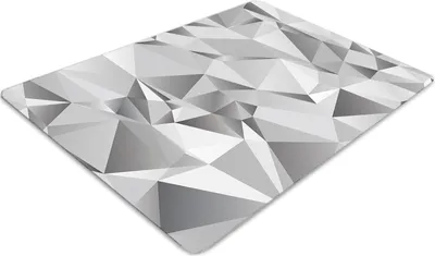 Produktbild von Stuhlunterlage Bürostuhlunterlage 120 cm x 90 cm Bodenmatte Bürostuhlunterlage - Graue Würfel 3d.