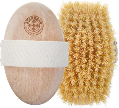 Produktbild von Starmann Körpermassagebürste rechteckig Buche Holzfaser Tampico 5/010K