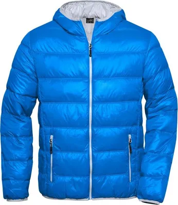 Produktbild von Men's Down Jacket blue/silver, Gr. S