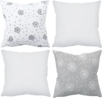 Produktbild von Amilian 4er Set, 50x50 cm 20x20 inch; Dekoratives Kissen, Dekokissen mit Füllung mit Kissenbezug; Sofakissen für Wohnzimmer Kinder Deko