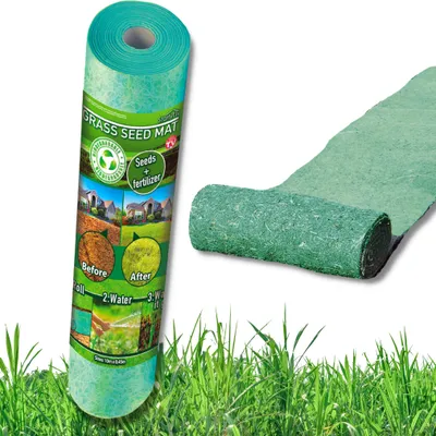 Obrázok produktu pre Starlyf® trávna rohož - rohož so semenami trávy do záhrady 10 m x 0,45 m, výsev trávnika, podsievanie, trávnik v tieni aj pre suché pôdy - z televíznej reklamy