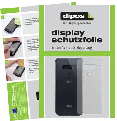 Produktbild von 1x Schutzfolie für LG G8s ThinQ Rückseite matt Displayschutzfolie Folie Display Schutz dipos