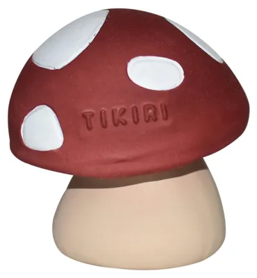 Produktbild von Tikiri Baby Beißspielzeug Pilz aus Naturkautschuk - nachhaltig