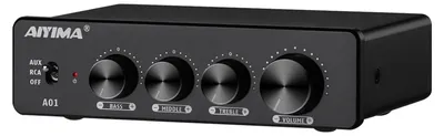 Produktbild von Mini-Verstärker, Klasse D - 100 W, 2 Kanäle - 24 V Netzteil - Kompakte Bauweise