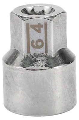 Produktbild von Diebstahlsicherung für Radmuttern - Radmutternschlüssel #64 - 9/10 Zoll - 18 Vierkant-Nuten - Legierter Stahl - Verschleißfest und langlebig - Radmutter