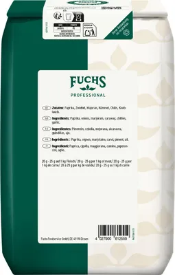Immagine prodotto di Fuchs Professional spezie per gulasch macinate per piatti salati 1000g