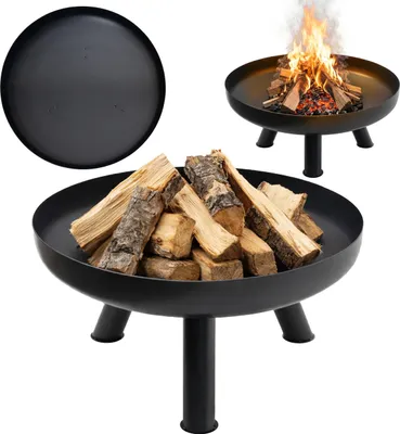 Zdjęcie produktu dla Duże palenisko ogrodowe 60cm wysokie ognisko grill do kociołka