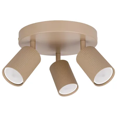 Produktbild von MasterLED Deckenleuchte Lucerno 3-flammig GU10 35 W beige