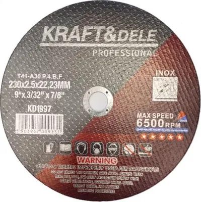 Obrázek produktu pro Brusný kotouč na nerezovou ocel Kraft&Dele KD1997, 230 mm, 1 ks