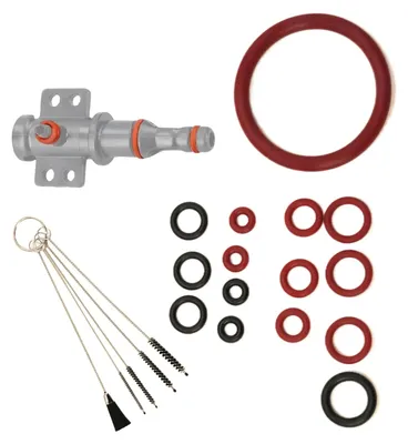30er Set Silikon O-Ringe Dichtungen + Reinigungsbürsten
