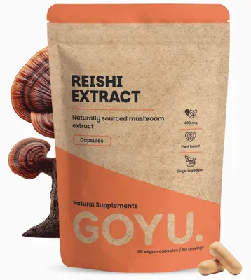 Produktbild von Reishi-Extrakt 400mg Kapseln