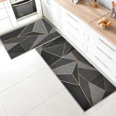 Produktbild von Famanu Küchenmatten Set Antirutsch - 40 x 120 cm und 40 x 60 cm