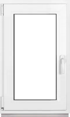 Produktbild von Framex Kellerfenster Fenster Kunststofffenster Weiß Breite x Höhe 50 x 85 cm (500 x 850 mm) 2fach (32 mm) Dreh Kipp DIN Links - Premium