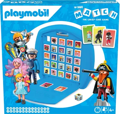 Produktbild von Das Match-Logikspiel „Top Trumps“ von PLAYMOBIL für 2 Spieler