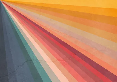 Immagine prodotto di Carta da parati fotografica in tessuto non tessuto astratta 400x280 cm carta da parati murale XXL arcobaleno effetto 3D colorata ottica f-A-0924-a-a