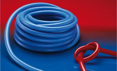 Image de Tuyau en silicone, diamètre intérieur 10 mm, diamètre extérieur 17,00 mm, longueur 25 m, épaisseur de paroi 3,50 mm