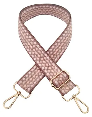 Image de Bretelle pour sacs - Réglable de 72 à 130 cm - Largeur : 3,8 cm - Pour sacs à bandoulière et sacs à main - Rose
