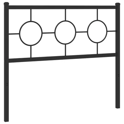 Immagine prodotto di Testiera di Ricambio in Metallo Nero 100 cm