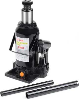 Produktbild von Wiltec hydrauliczny podnośnik do butli 12t, podnośnik do butli z funkcją zwalniania, podnośnik samochodowy 215-400 mm