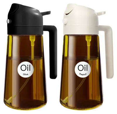 Ölsprayer 470 ml 2-in-1 UV-Schutz, Glasflasche