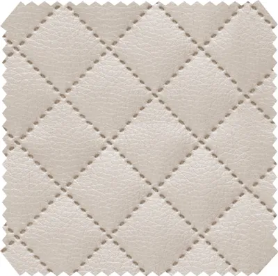 Produktbild von novely® SOLTAU Kunstleder - 3-lagig gesteppter Möbelstoff - Kaschierter Volumen-Polsterstoff mit Karo-Muster - Pflegeleichte Meterware 1lfm - Farbe: 33 Beige