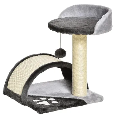 Productafbeelding van Pawhut Kraboom met speeltjes, krabpaal voor katten, sisal touw, model D30-033-1