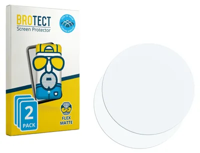 Produktbild von 2x BROTECT Fullscreen Schutzfolie für Garmin vivomove 3 (44 mm) Displayschutz Folie Fullcover Matt Entspiegelungsfolie
