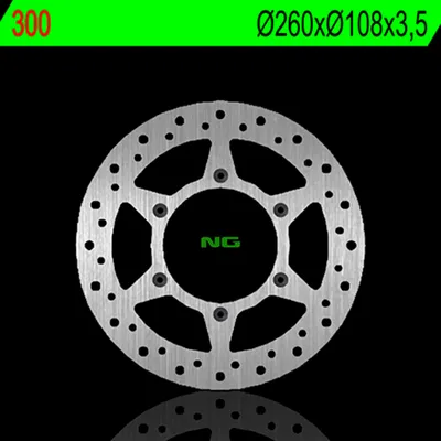 Image de NG BRAKES Bremsscheibe rund starr