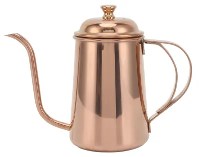 Produktbild von 650-ml-Kaffeekessel zum Übergießen, verdickter Schwanenhalstopf aus 304-Edelstahl