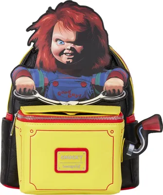 Immagine prodotto di Loungefly Plecak Chucky 26cm – Oficjalny Produkt Premium dla Fanów Grozy