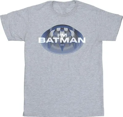 Produktbild von DC Comics - "I'm Batman" T-Shirt für Herren BI52146 (4XL) (Grau)