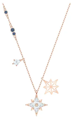 Produktbild von Swarovski Halskette 5494352/5515975 Symbolic Star Anhänger, weiss, Rosé vergoldet