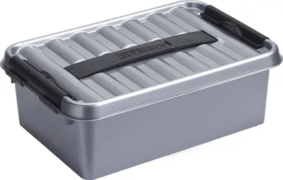 Produktbild von Sunware Aufbewahrungsbox - grau - 12L - 40 x 30 x 14 cm
