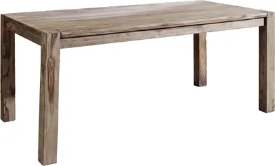 Immagine prodotto di MASSIVMOEBEL24 | tavolo da pranzo in legno di Sheesham / palissandro 120x90x76 grigio scuro oliato NATURE GREY #502