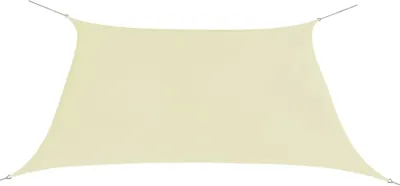 Produktbild von The Living Store Sonnensegel Oxford-Gewebe Quadratisch 2x2 m Creme