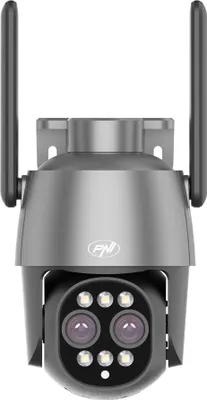 Produktbild von PNI House IP574 Videoüberwachungskamera mit WLAN, PTZ, Doppelobjektiv 4MP + 4MP, 10-fach optischem Zoom, IP65