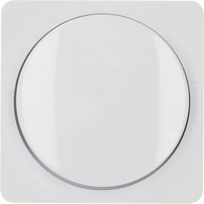 Produktbild von Unitec Dimmerabdeckung LeMans ultraweiß Drehdimmer