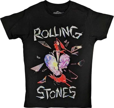 Produktbild von The Rolling Stones Hackney Diamonds Heart Black M T-Shirt