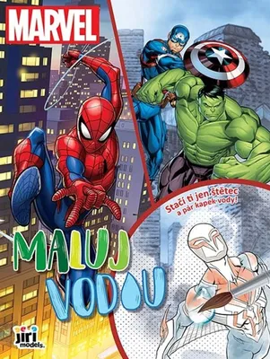 Produktbild von Marvel Malbuch A4 zum Malen mit Wasser