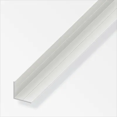 Produktbild von alfer Winkel 1 m, 35.5 x 35.5 mm PVC (Kunststoff) glatt weiss