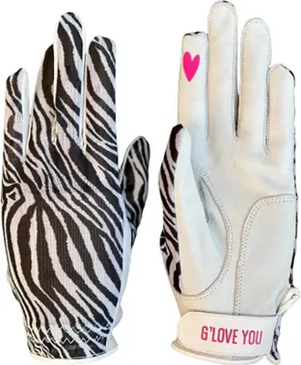 Produktbild von B-gloves Zebra Suntan Frauen Linkshand Golfhandschuh Schwarz M Frau Schwarz M