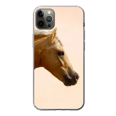 Produktbild von MuchoWow® Handyhülle Schutzhülle Hülle für iPhone 13 Pro Max Pferd - Licht - Luft Silikon Softcase Handy Hülle - Mobiltelefon