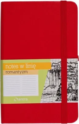 Produktbild von Antra Notes A5 Linia Romantyzm - Czerwony